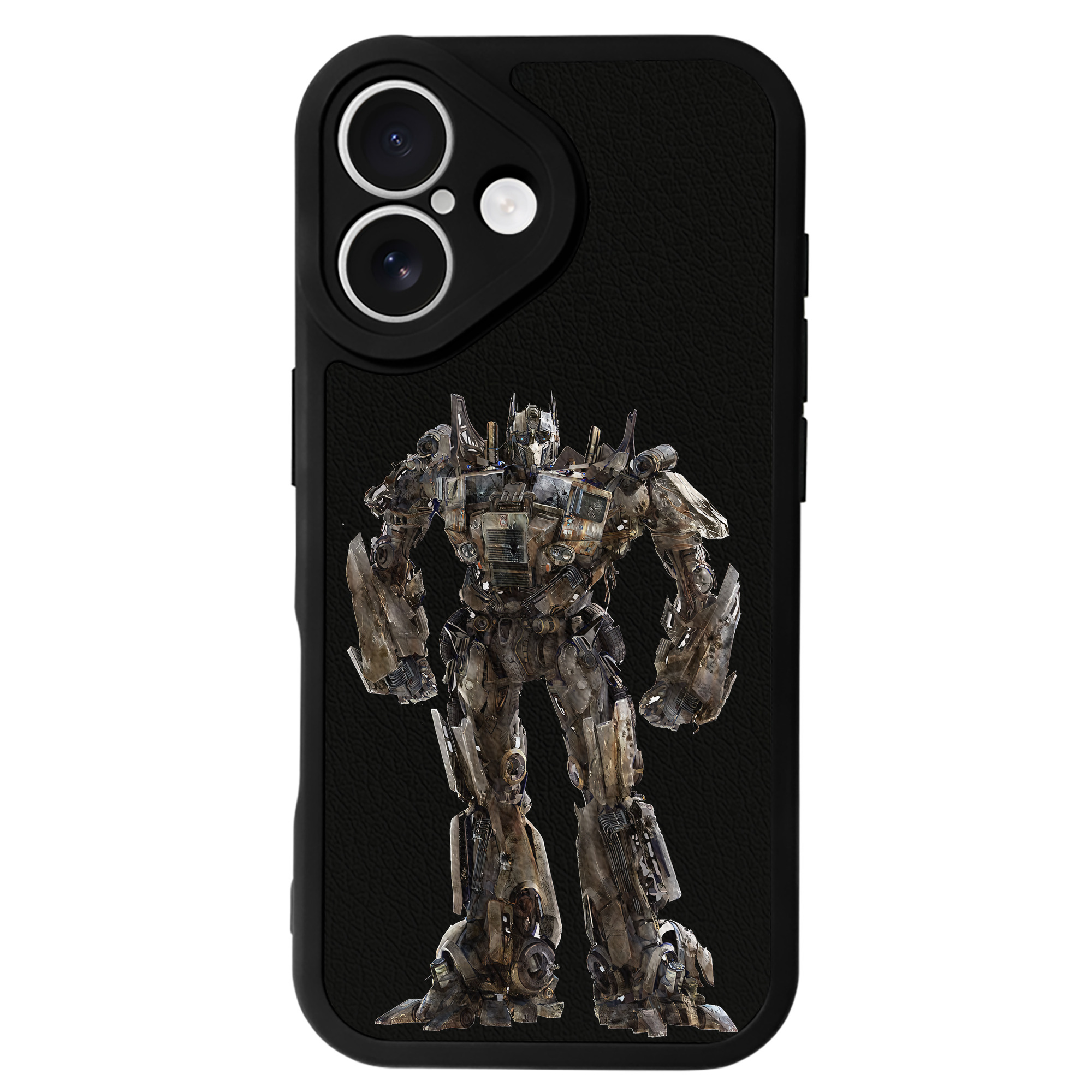 （画像用） Transformers トランスフォーマー 【iPhone 16シリーズ対応】シリコンスマホケース（レザー調） 材質：シリコン